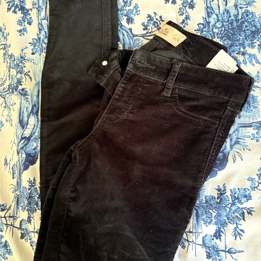 Hollister Black Corduroy Pants